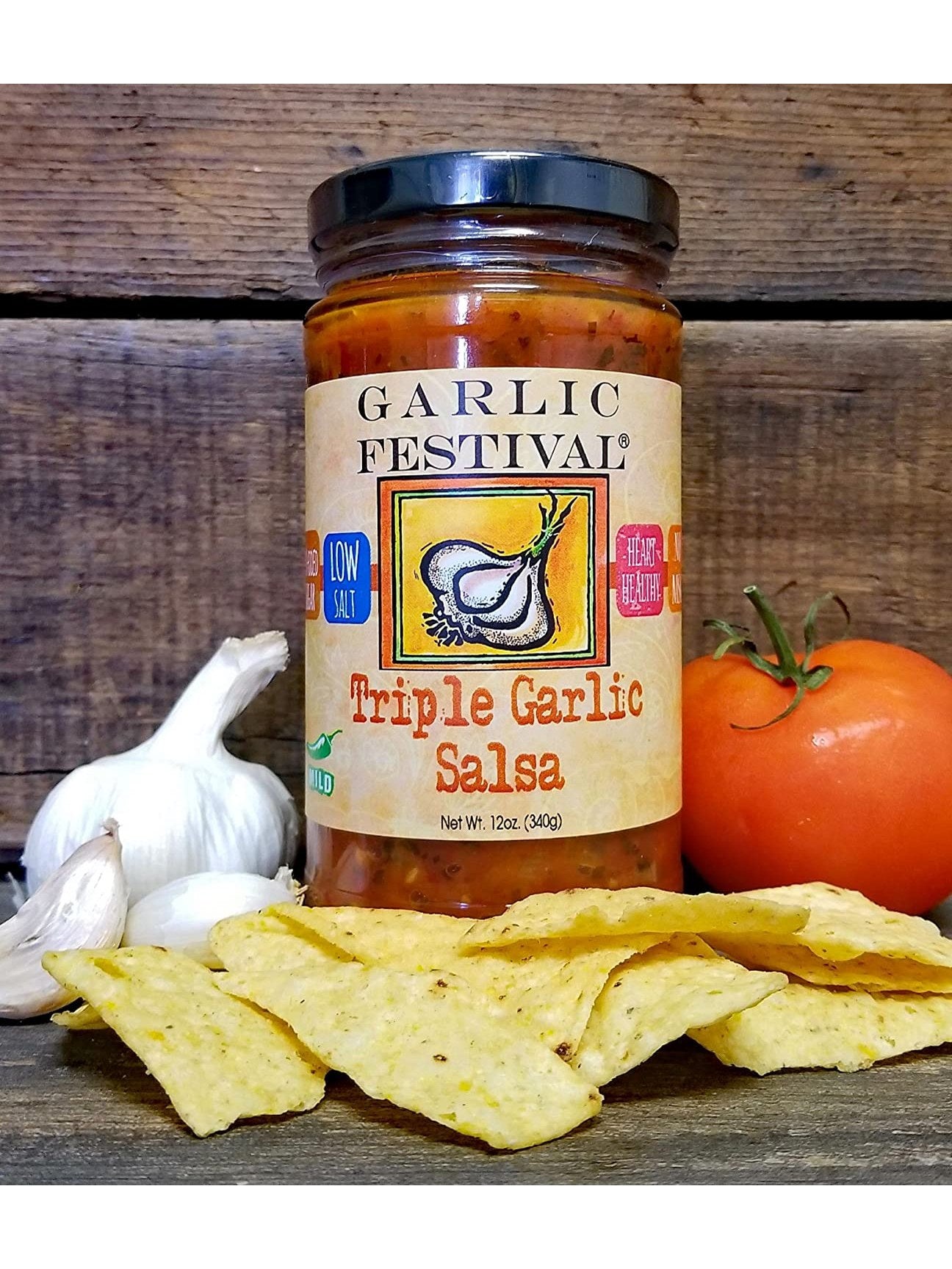 Salsa Triple Garlic Garlic Festival 12 oz $8.98