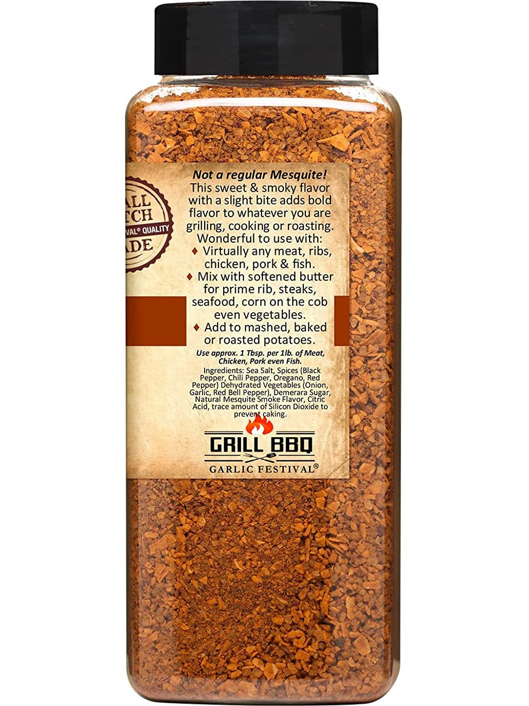 Sweet Heat Mesquite Garlic Rub & Seasoning 1lb10oz Garlic Festival Foods $32.98
