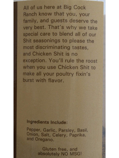 BCR Chicken Shit Seasoning 9oz $15.98