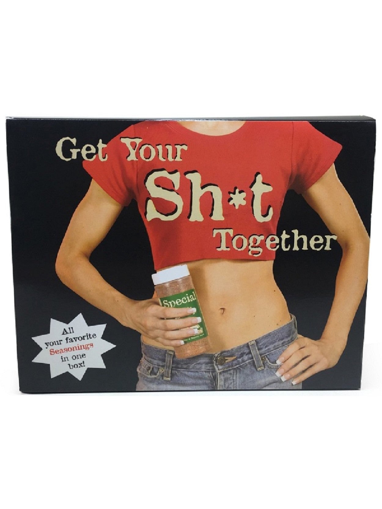 BCR Get Your Shit Together Seasoning Set of 3 Decorative Box $37.98