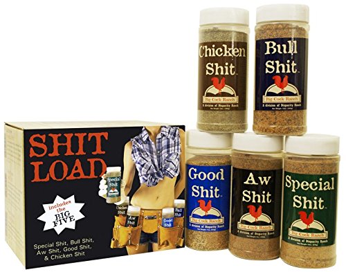 BCR Shit Load Seasoning Set 0f 5 In Special Decorative Box $72.98