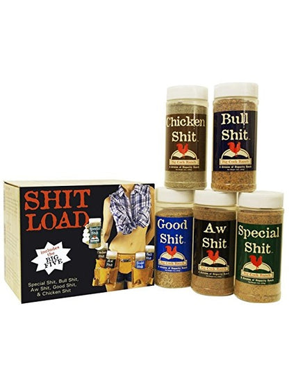 BCR Shit Load Seasoning Set 0f 5 In Special Decorative Box SAVE 5% $75.98