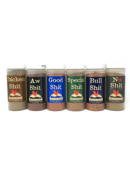 BCR Shit Seasoning Set of 6 Bottles SAVE 10% $86.29
