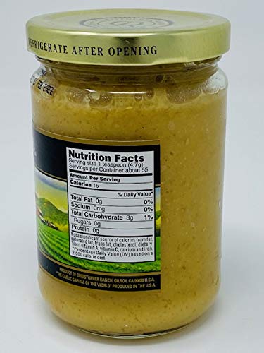 Chopped Ginger Christopher Ranch Gilroy California 9 oz $8.98