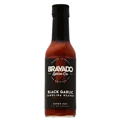 Hot Sauce Bravado Spice Co Black Garlic Carolina Reaper 5 oz Heat 9 $14.98