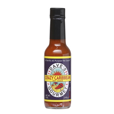 Hot Sauce Daves Gourmet Crazy Caribbean 5 oz Heat 7 $7.98