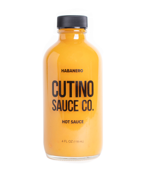 Hot Sauce Habanero by Cutino Sauce Co 4 oz Heat 6 $11.98