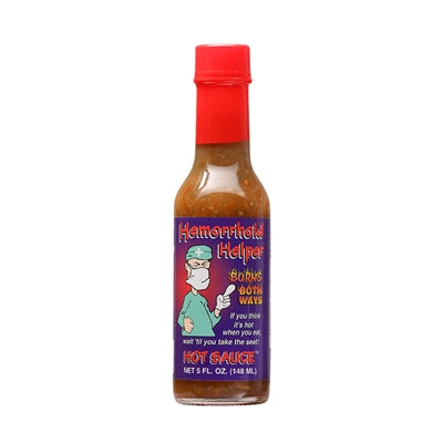 Hot Sauce Hemorrhoid Helper Burns Both Ways 5 oz Heat 7 $7.98