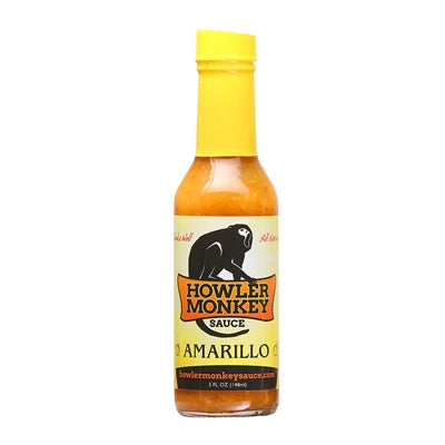 Hot Sauce Howler Monkey Amarillo Scotch Bonnet 5 oz Heat 7 $6.98
