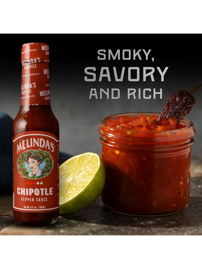 Hot Sauce Melinda's Chipotle 5 oz Heat 6 $7.98
