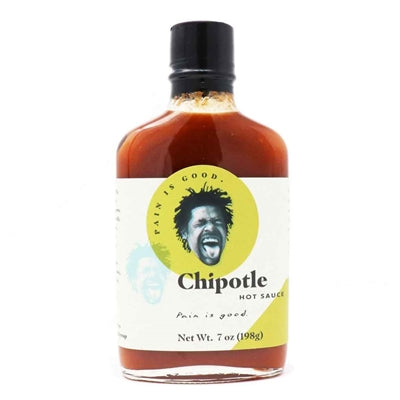 Hot Sauce Pain is Good Chipotle 7 oz Flask Heat 7 $14.98