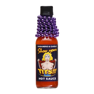 Hot Sauce Show Your Tits Habanero Garlic 5 oz Heat 7 Beads $6.98