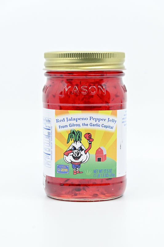 Jelly Red Jalapeno Pepper Garlic Dude 17.5 oz $11.98