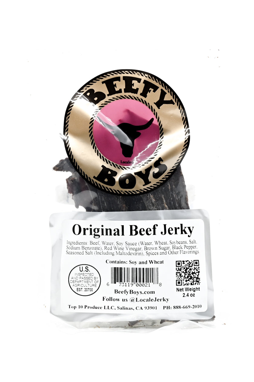 Jerky Original Beef Jerky Beefy Boys 2.5 oz $16.98