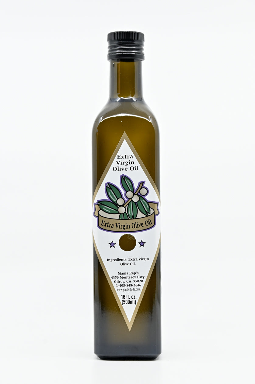 Oil Extra Virgin Olive Oil By Mama Raps @The Garlic Shoppe 16.9oz. $24.98