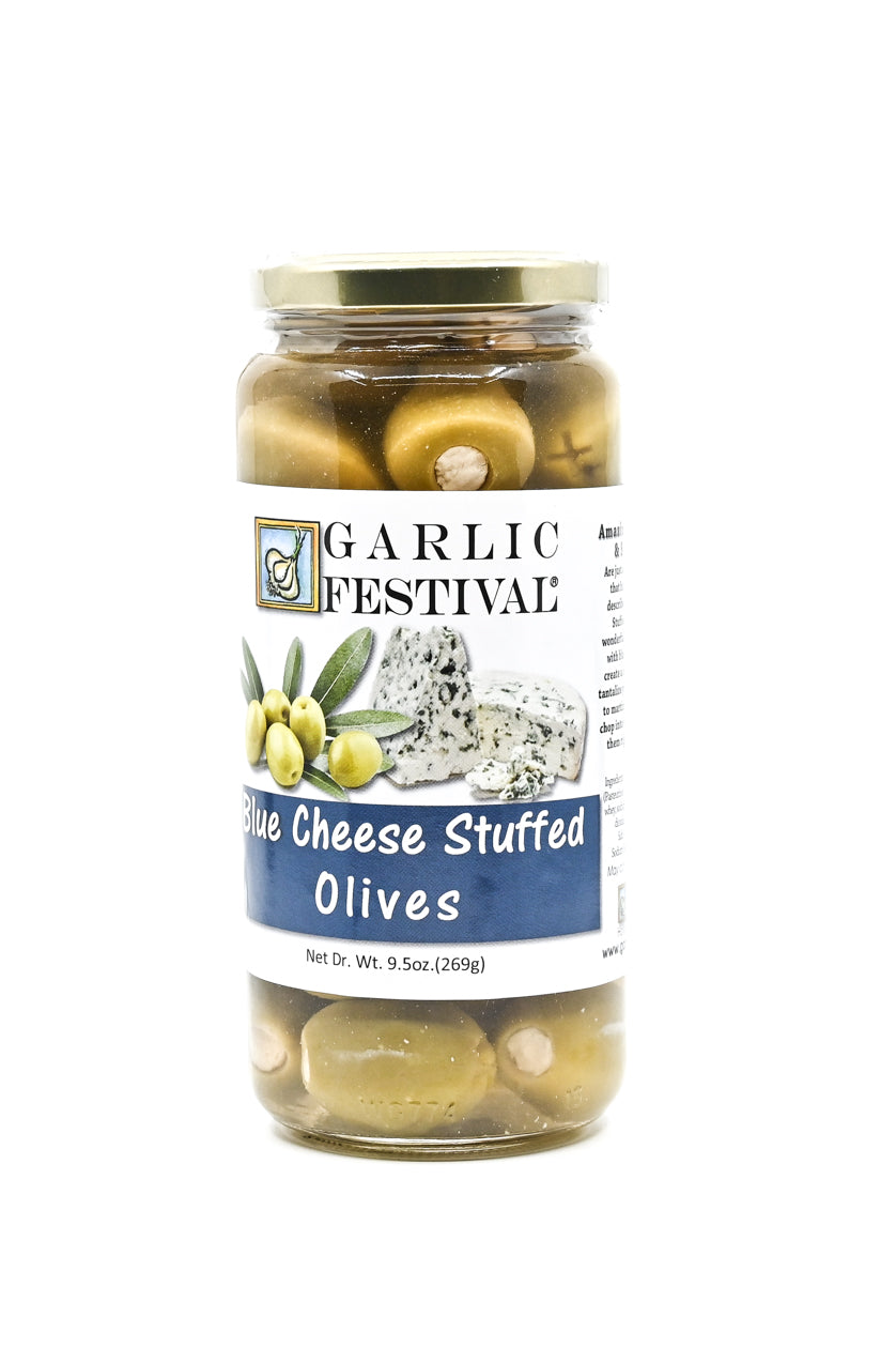 Olives Blue Cheese Stuffed Olives Garlic Festival 9.5 oz $12.98