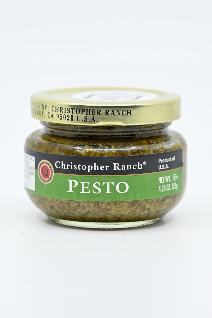 Garlic Pesto Christopher Ranch Gilroy California 4.25 oz  $6.98