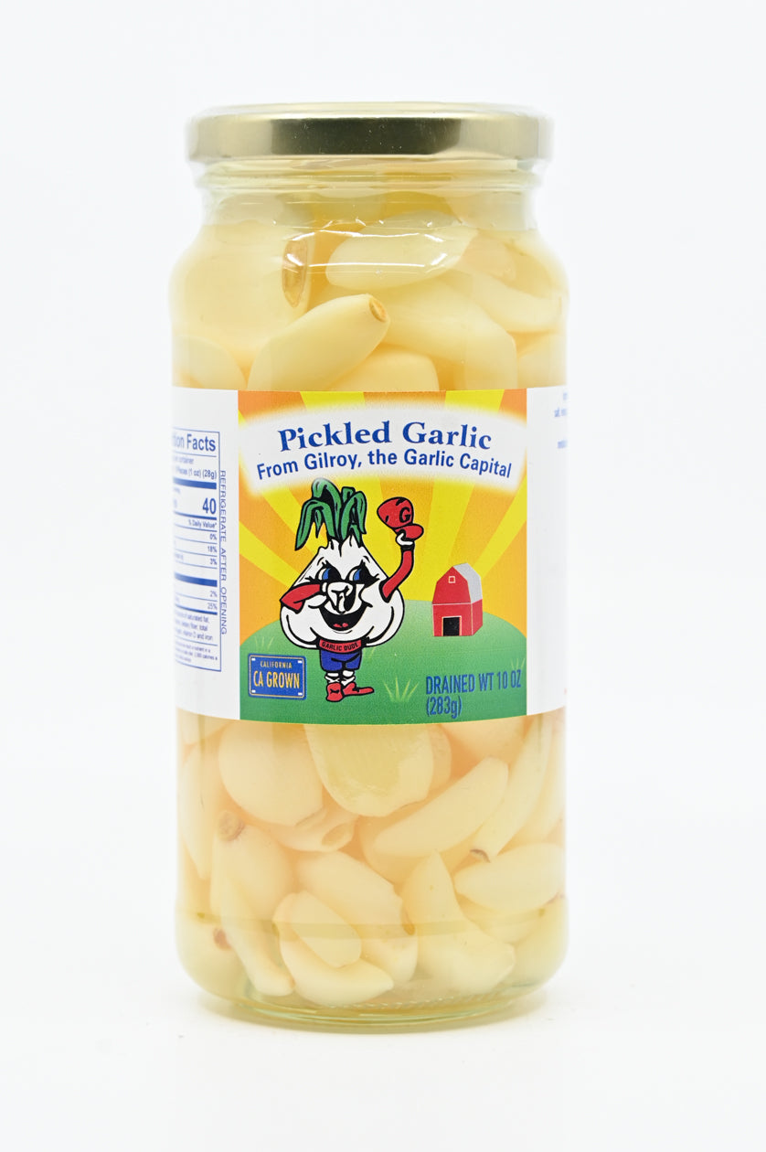 Pickled Garlic by Garlic Dude @ The Garlic Shoppe Big 10 oz drained wt jar $12.98