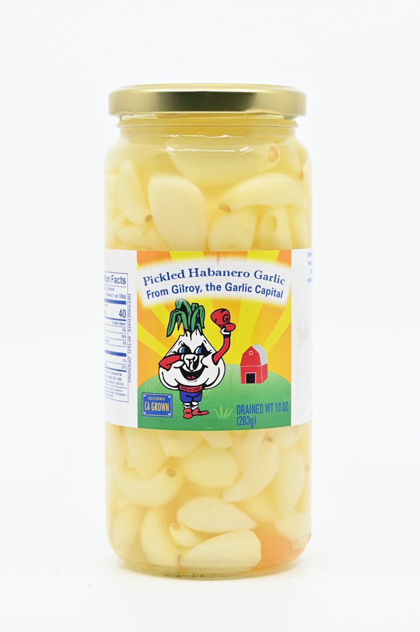 Pickled Garlic Habanero Pickled Garlic by Garlic Dude @ The Garlic Shoppe Dr wt 10 oz $12.98