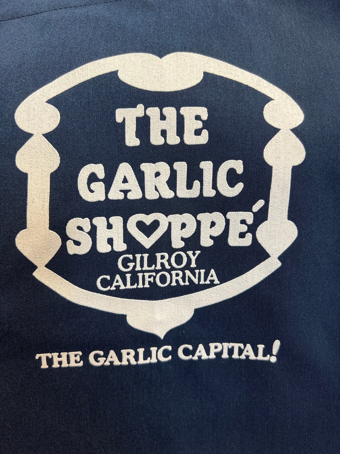 Delantal The Garlic Shoppe Logo Serigrafiado $9.98