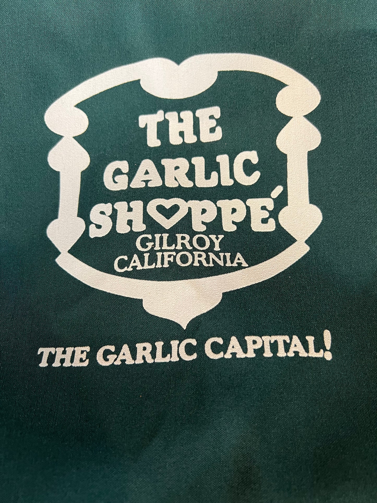Apron The Garlic Shoppe Logo Screenprinted $9.98