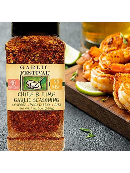 Seasoning Chili & Lime Garlic Garlic Festival Foods 1 lb 3 oz $32.98