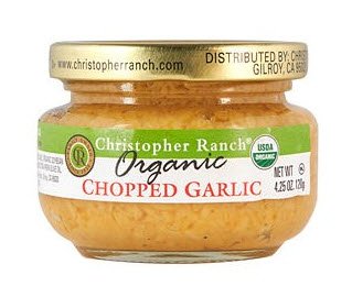 Chopped Garlic Organic Christopher Ranch Gilroy California 4.25 oz  $4.98