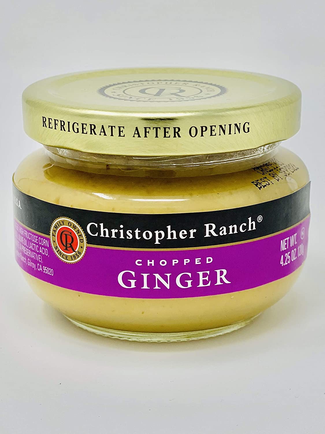 Chopped Ginger Christopher Ranch Gilroy California 4.25 oz $3.98