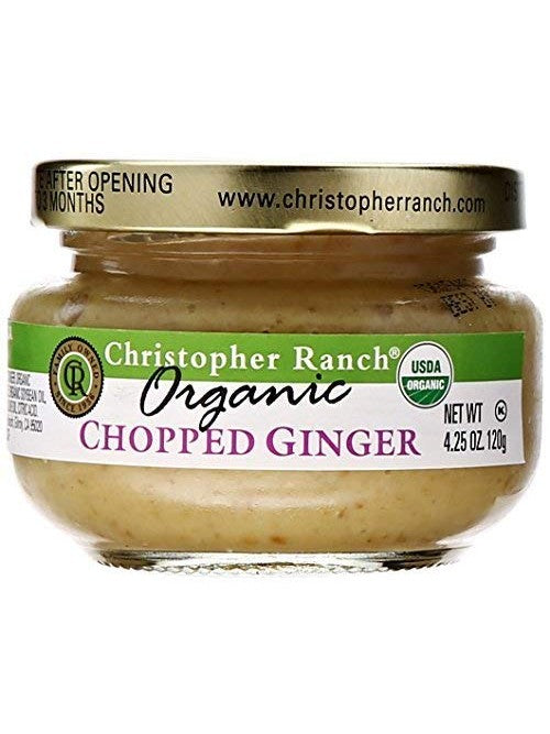 Chopped Ginger Organic Christopher Ranch Gilroy California 4.25 oz $4.98