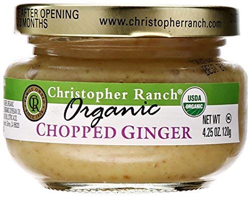Chopped Ginger Organic Christopher Ranch Gilroy California 4.25 oz $4.98