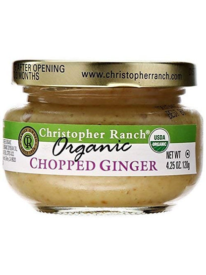 Chopped Ginger Organic Christopher Ranch Gilroy California 4.25 oz $4.98