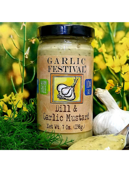 Dill & Garlic Mustard Garlic Festival Foods 7 oz $6.98