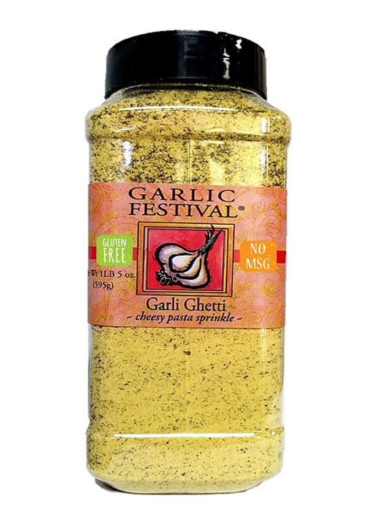 Seasoning Garli Ghetti Cheesy Garlic Sprinkle Garlic Festival Foods 1 lb 5 oz $32.98