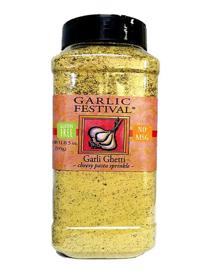 Seasoning Garli Ghetti Cheesy Garlic Sprinkle Garlic Festival Foods 1 lb 5 oz $32.98