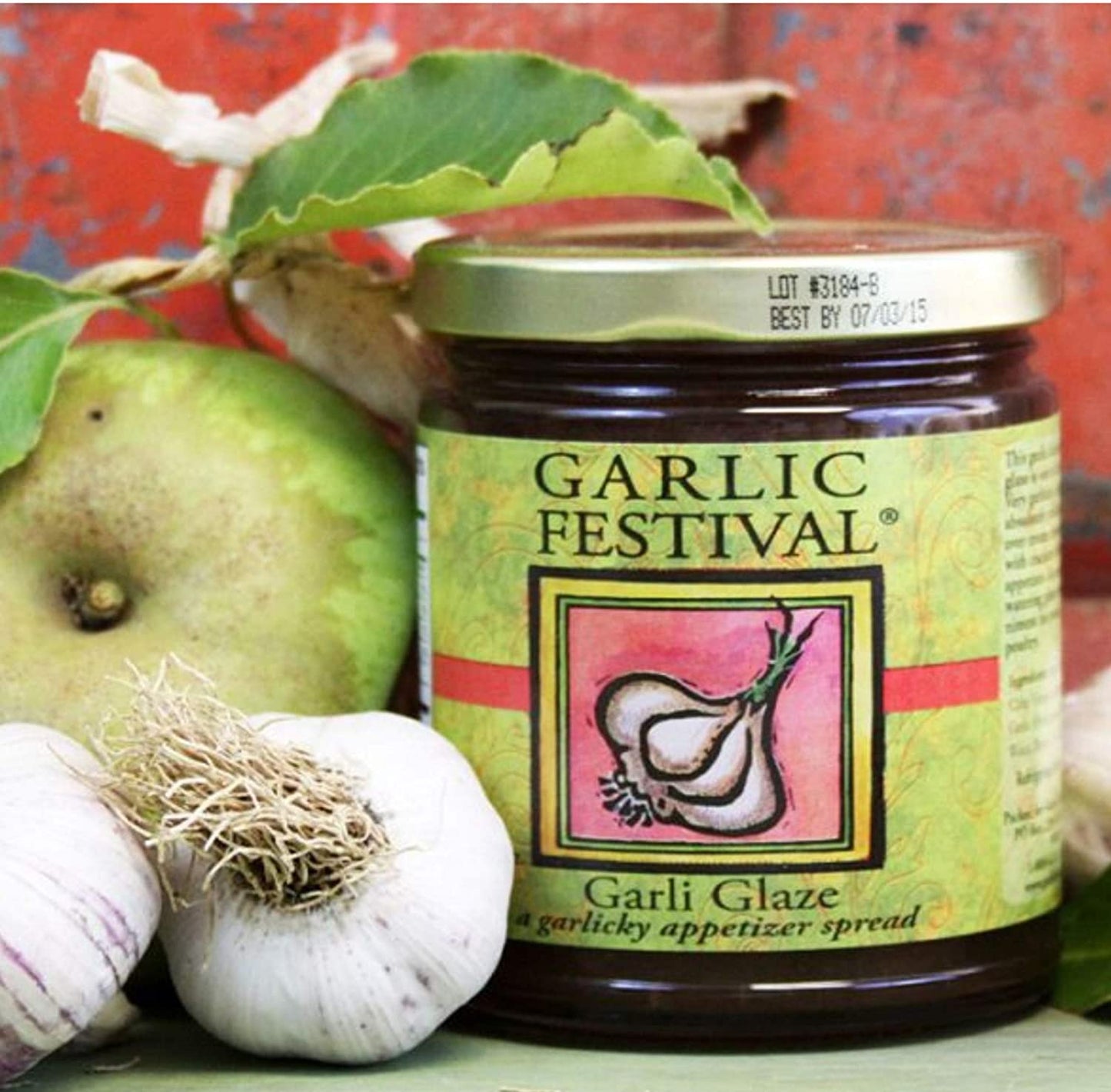 Garli Glaze 果凍 10.5 盎司 Garlic Festival Foods