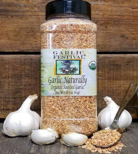 Garlic Naturally USDA ORGANIC Roasted Garlic Pieces Garlic Festival Foods 1 lb 7 oz $32.98