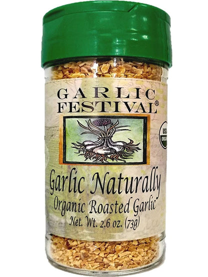 Garlic Naturally USDA ORGANIC Roasted Garlic Pieces 2.6 oz Garlic Festival Foods  $8.98