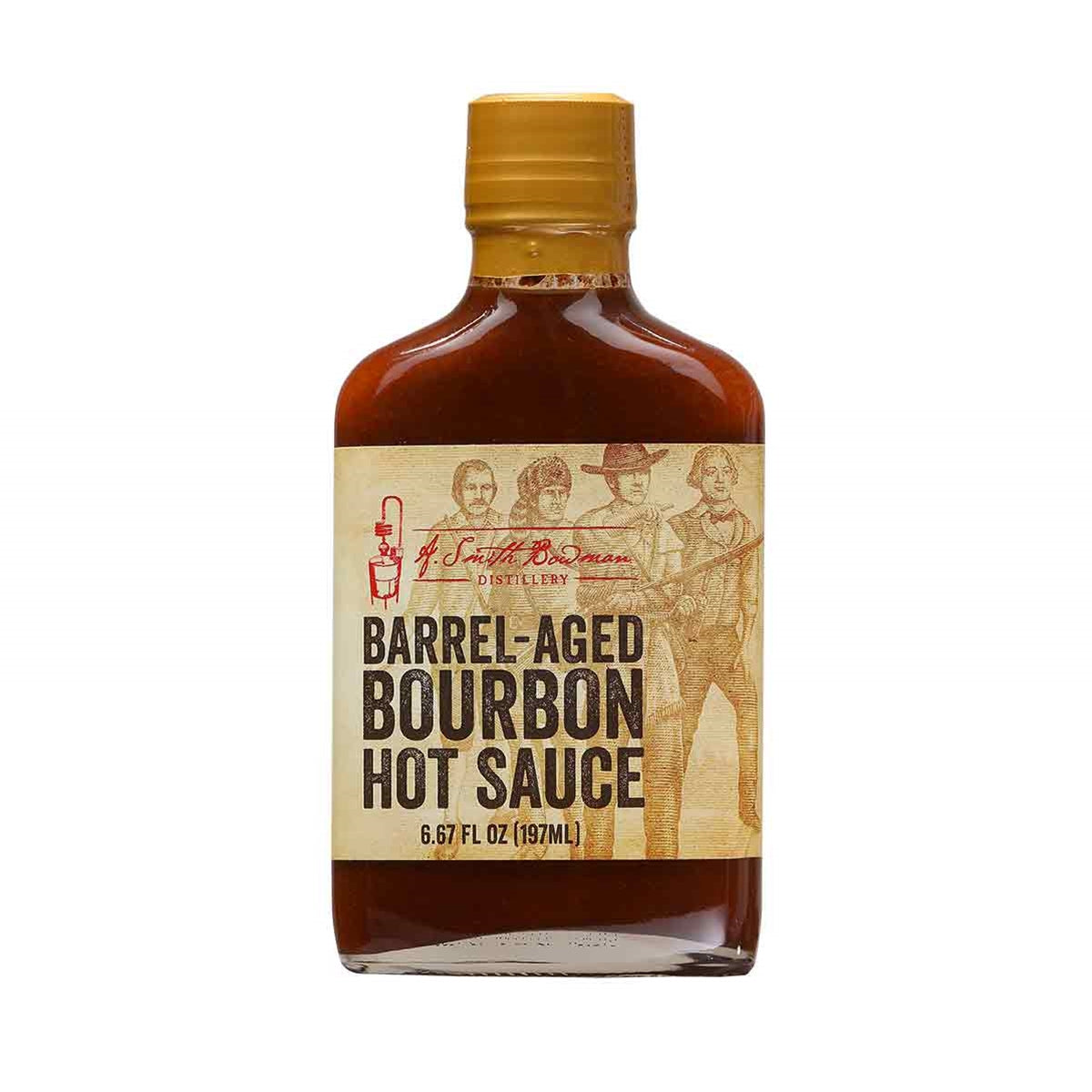 Hot Sauce A Smith Bowman Barrel-Aged Bourbon Hot Sauce 6.67 Oz Flask Heat 6