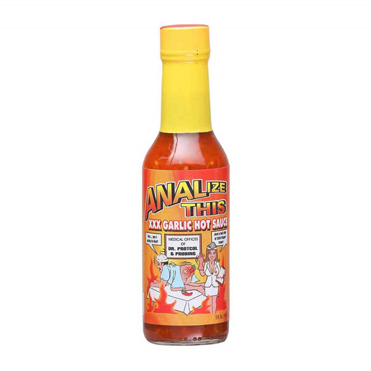 Hot Sauce ANALize This XXX Garlic Medical offices of Dr Protcol & Probing 5 oz Heat 9