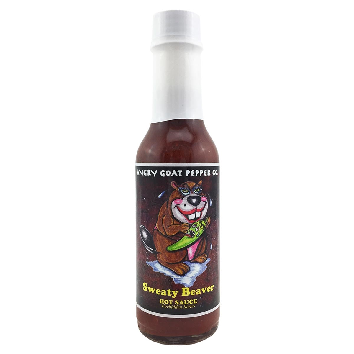 Hot Sauce Angry Goat Sweaty Beaver 5 oz Heat 8 $10.98