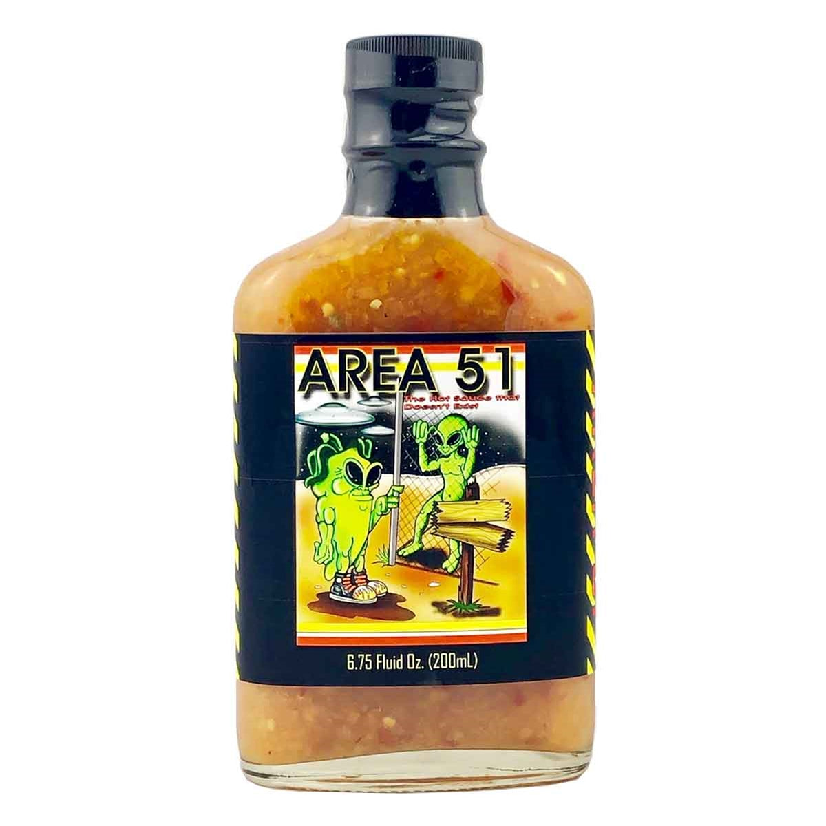 Hot Sauce Area 51 -6.75 oz Flask Heat 8