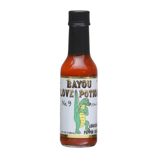 Hot Sauce Bayou Love Potion 5 oz Heat Level 7 Louisiana