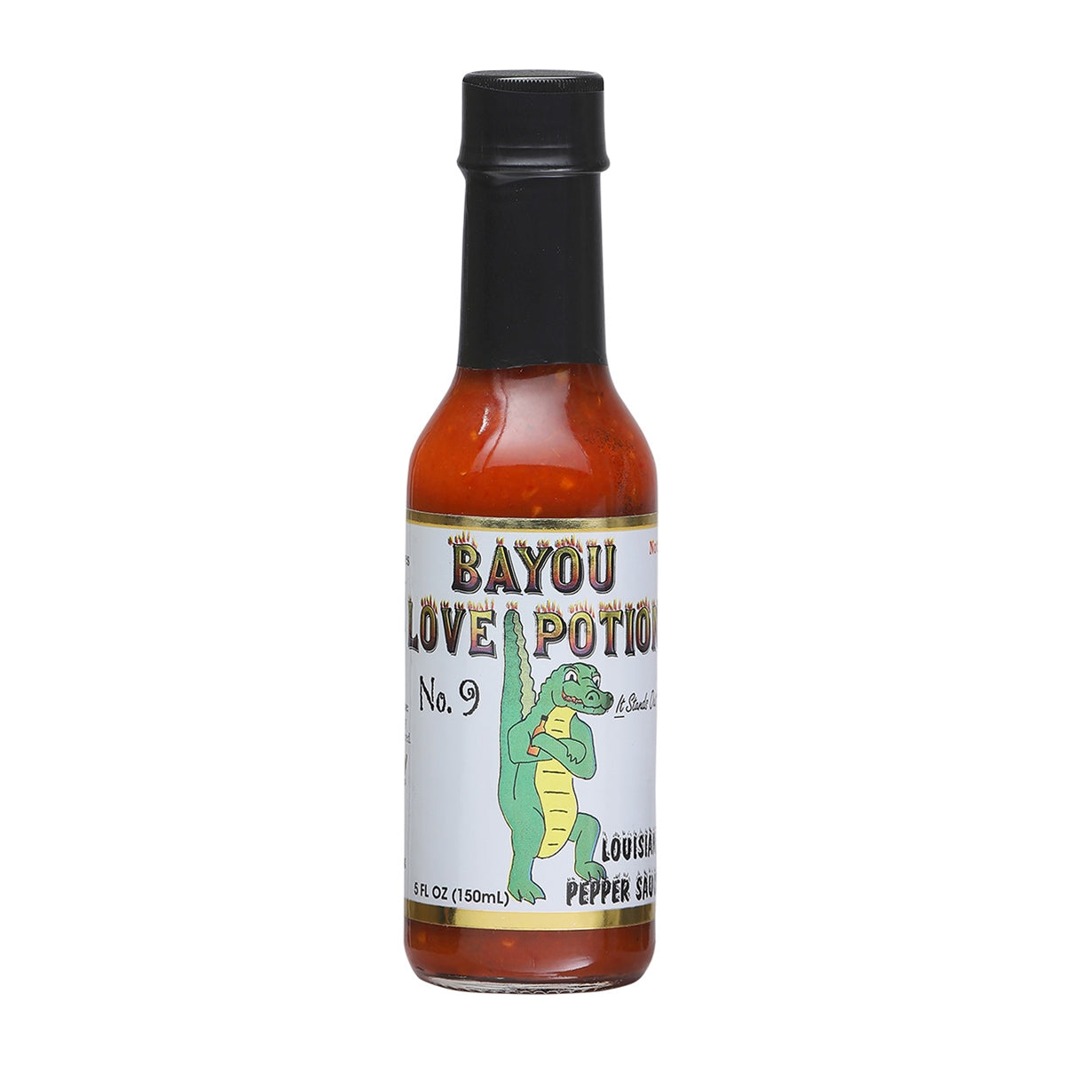 Hot Sauce Bayou Love Potion 5 oz Heat Level 7 Louisiana