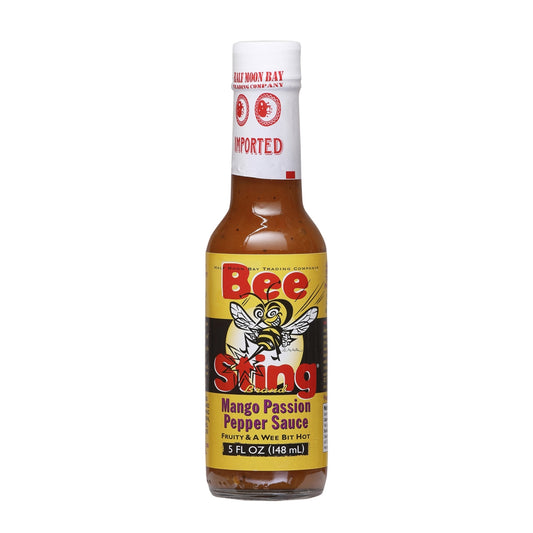 Hot Sauce Bee Sting Mango Passion 5 oz Heat 4
