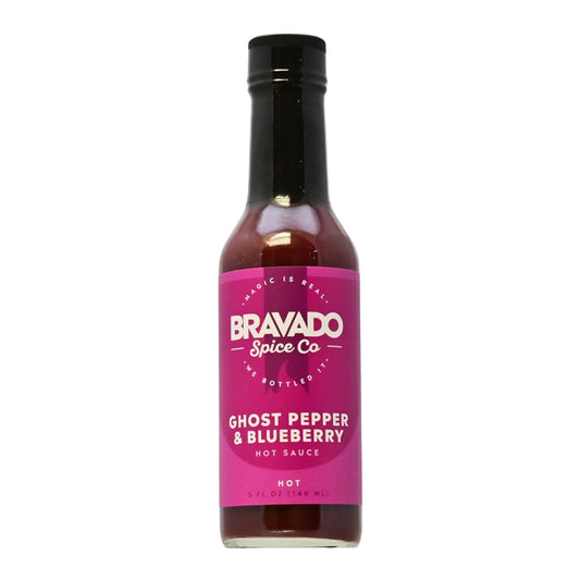 Hot Sauce Bravado Spice Co Ghost Pepper & Blueberry 5 oz Heat 10
