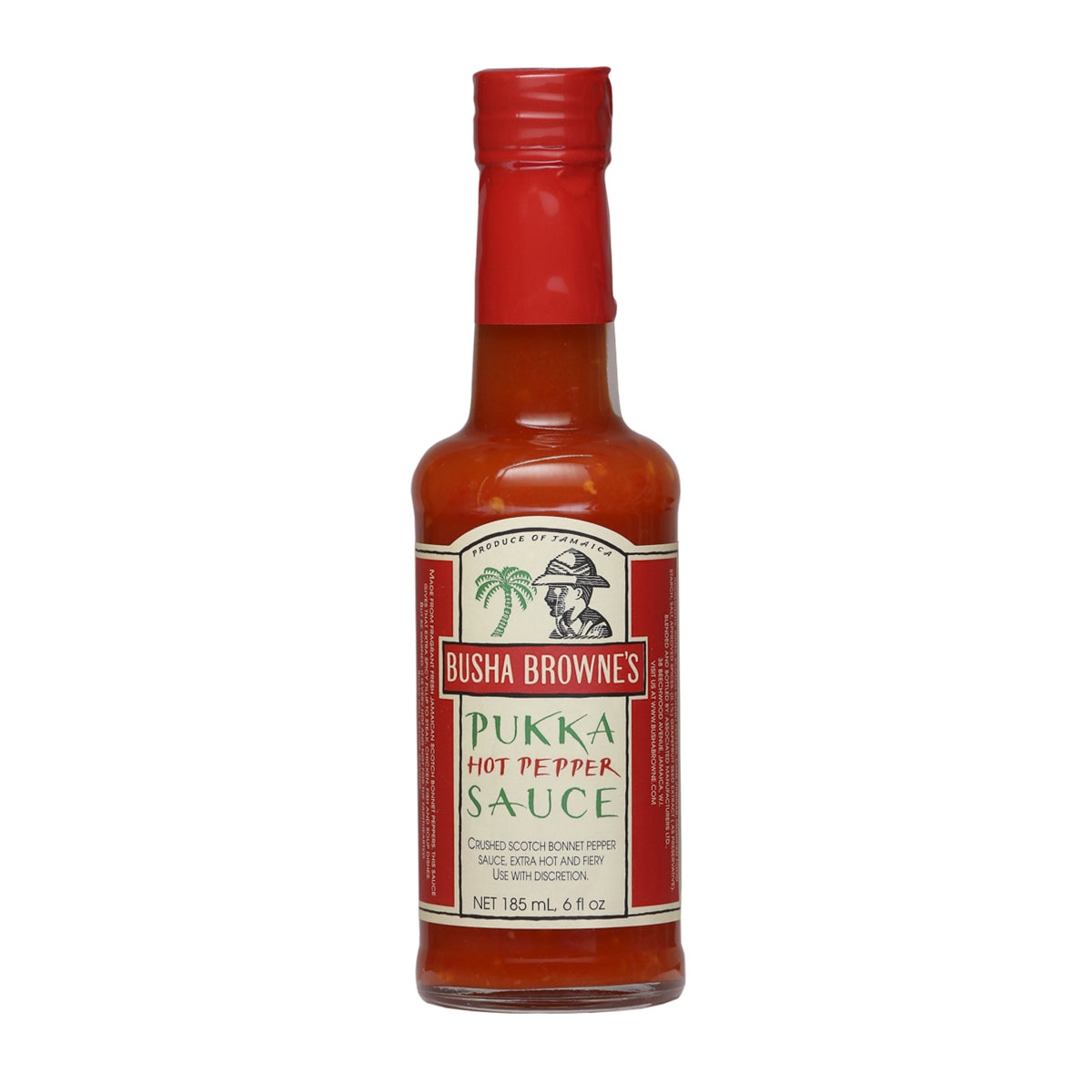 Hot Sauce Bush’s Brownes Pukka Scotch Bonnet Jamaica 6 oz Heat 7 $9.98