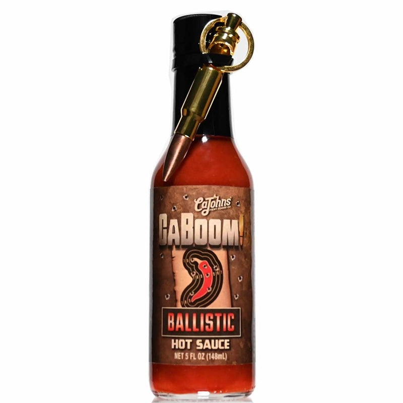 Hot Sauce CaBoom! Ballistic with Bullet Keychain 5 oz Heat 10+++Extract