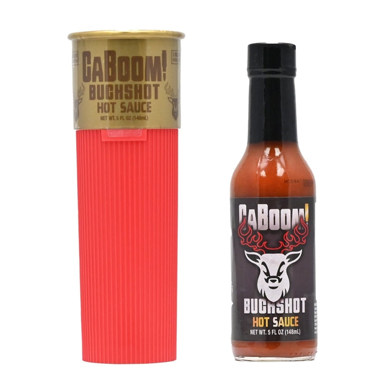 Hot Sauce CaBoom! Buckshot 5oz Red Shotgun Shell Case Heat 10+++Extract