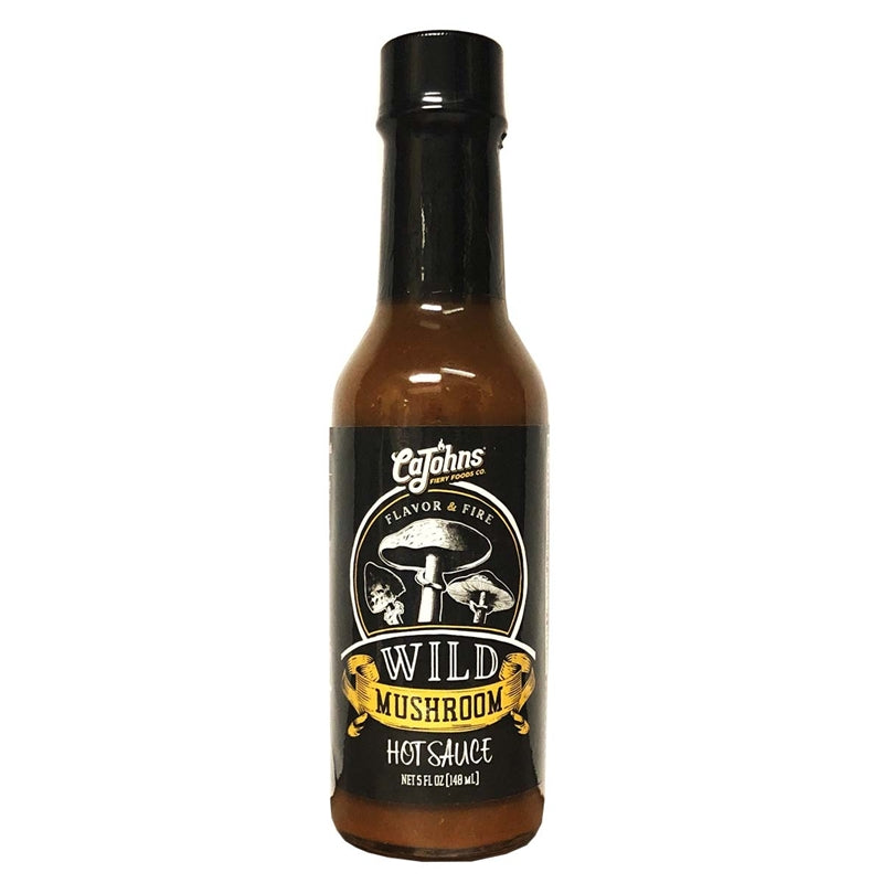 Hot Sauce CaJohns Wild Mushroom 5 oz Heat 4 North Carolina