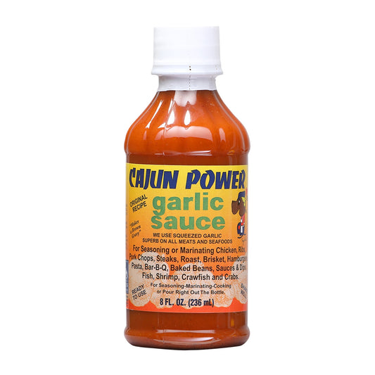 Hot Sauce Cajun Power Garlic Sauce 8 oz Louisiana Heat 5